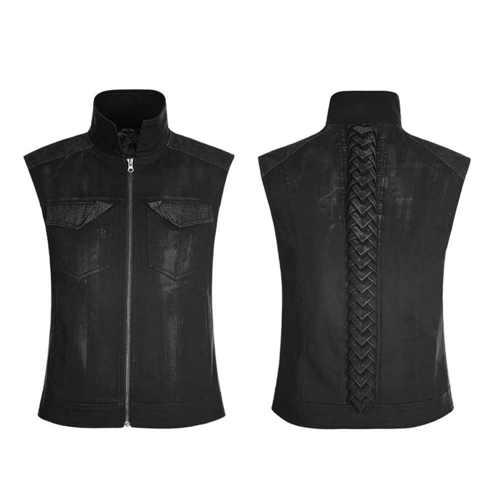 Gothic Spine Vest Men - Punk Rave