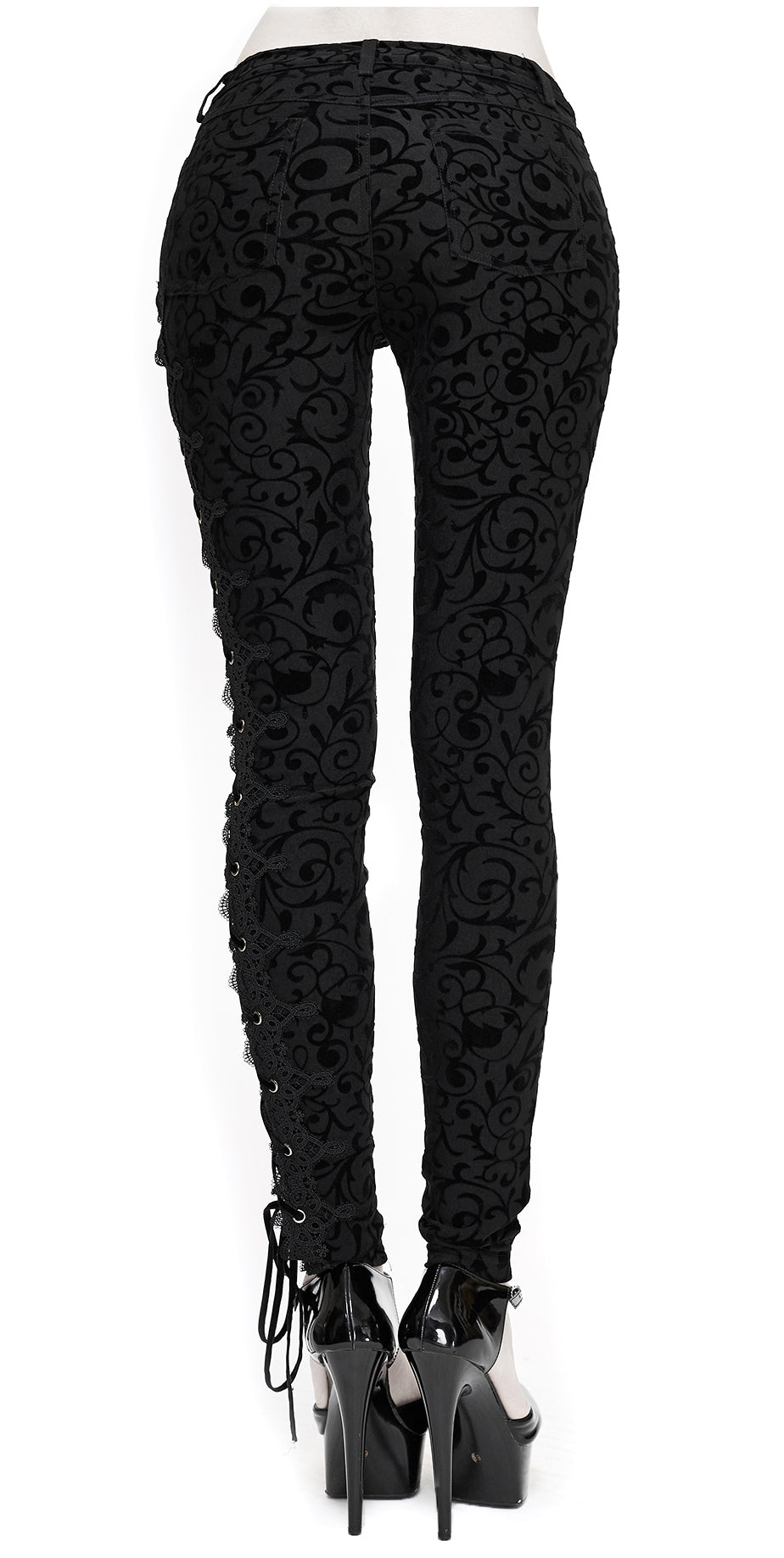 Gothic women pants Dark Ornaments by Devil Fashion