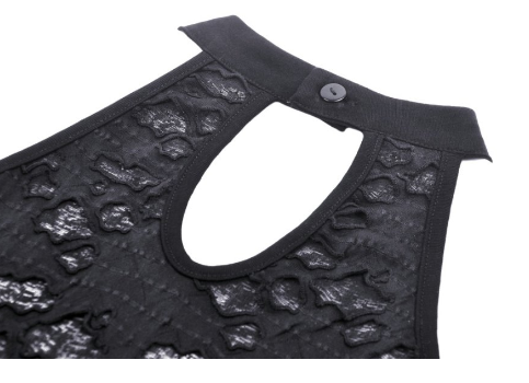 Distressed Neckholder Top von Dark in Love