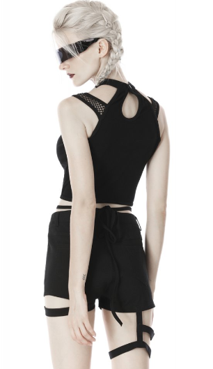 Punkiges Neckholder Top von Dark in Love
