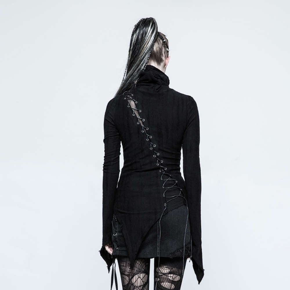 Black Harpy Longsleeve Top - Punk Rave