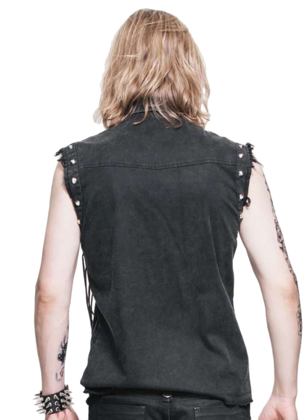 Gothic worker shirt rag look