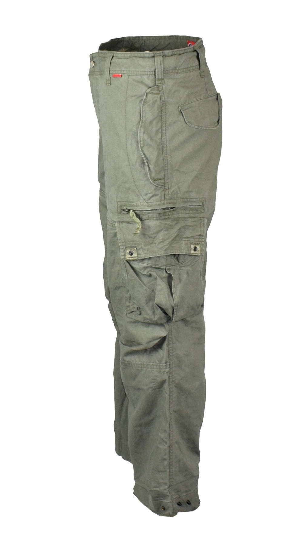 Molecule Cargo Pants Long Olive-Gray