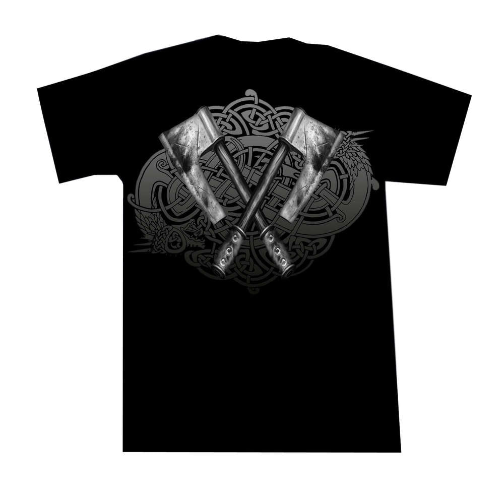 Gothic T shirt warrior dwarf gray