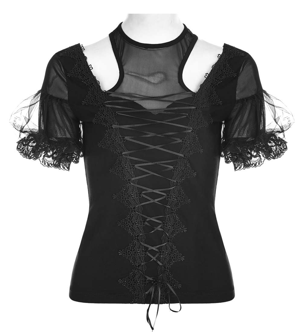 Black Dahlia Top - Punk Rave