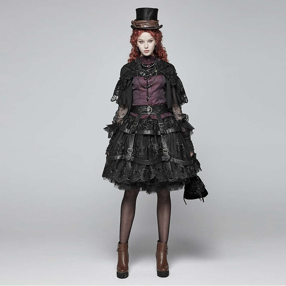 The Cage Harness Skirt - Punk Rave