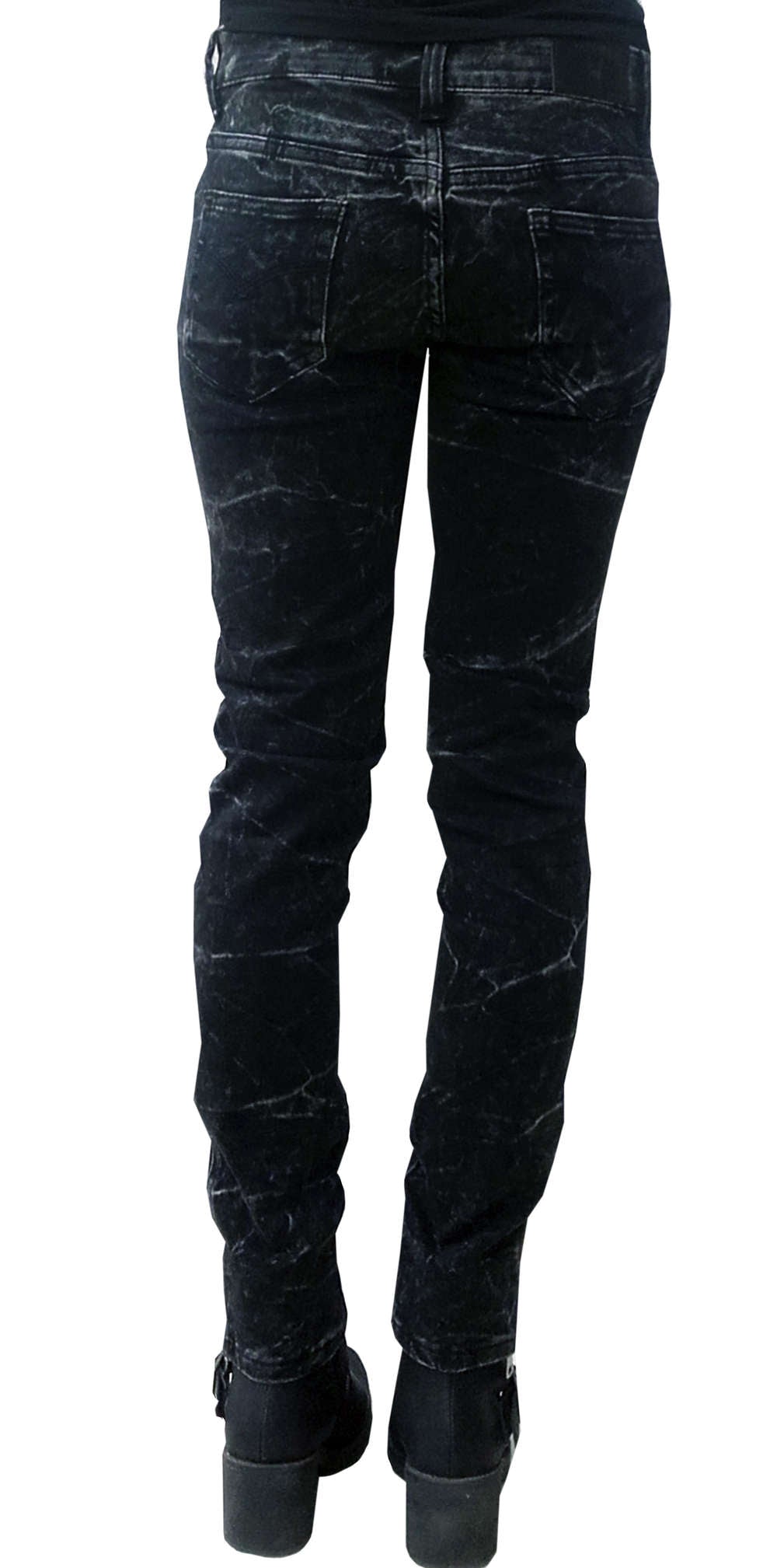 Gothic Jeans Snowwash Effect