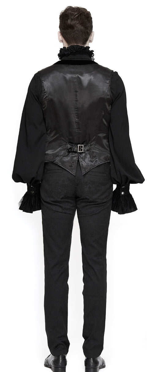Gothic men vest brocade by Devil Fashion