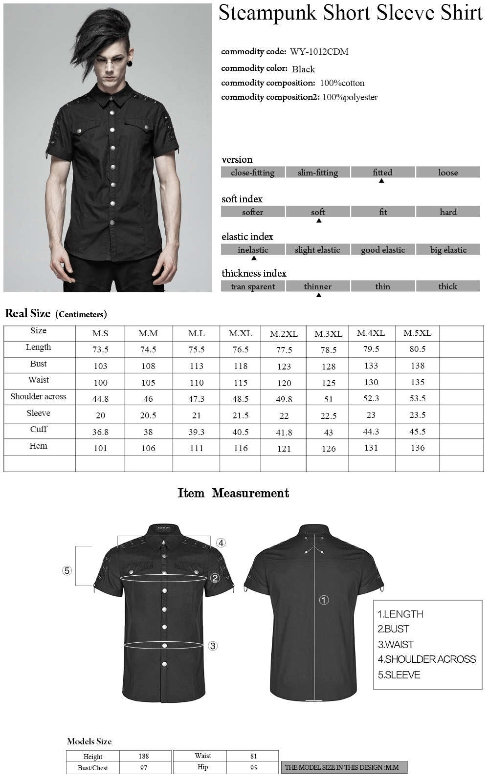 Marduk Gothic Shirt - Punk Rave