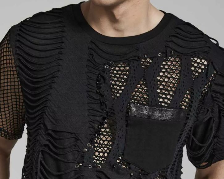 Punkiges Netz T-Shirt von PunkRave