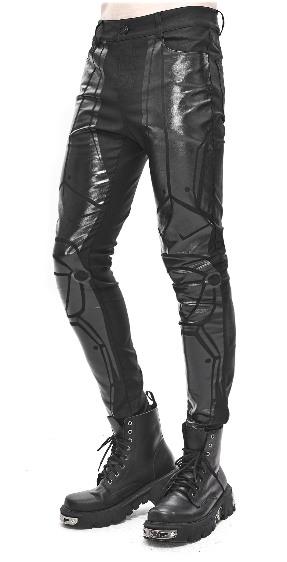 Gothic Männer Hose Cyber Space von Devil Fashion