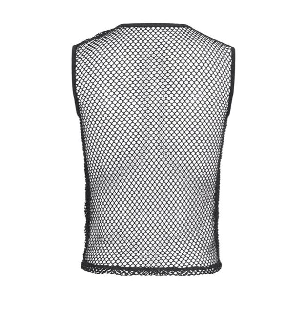 Black Bullet Mesh Net Top von Devil Fashion