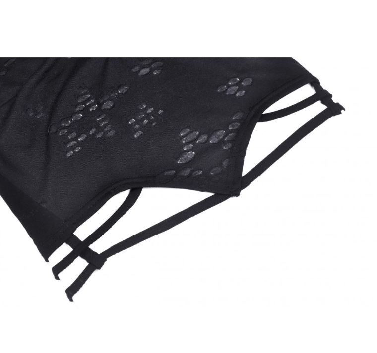 Crop Top mit Spaghetti Trägern zum schnüren von Dark in Love