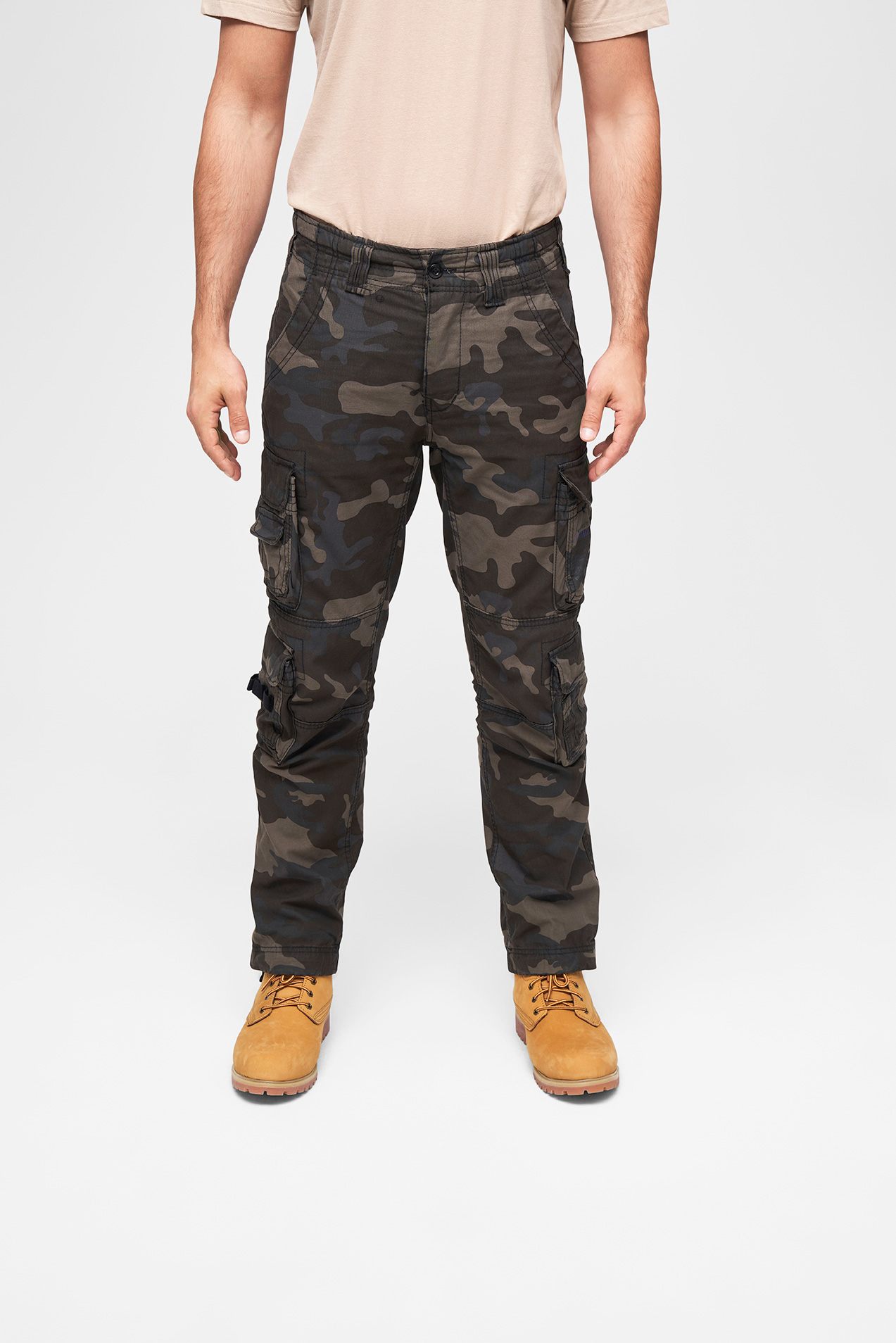 Brandit Pure Slimfit Pants Dark Camo