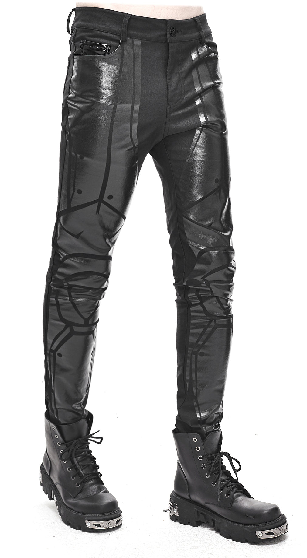Gothic Männer Hose Cyber Space von Devil Fashion