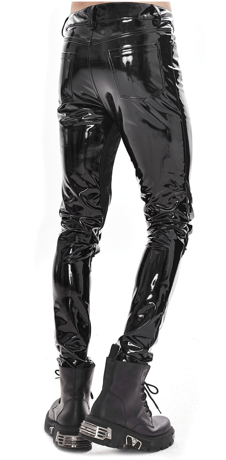 Gothic Männer Hose Black Cyborg von Devil Fashion