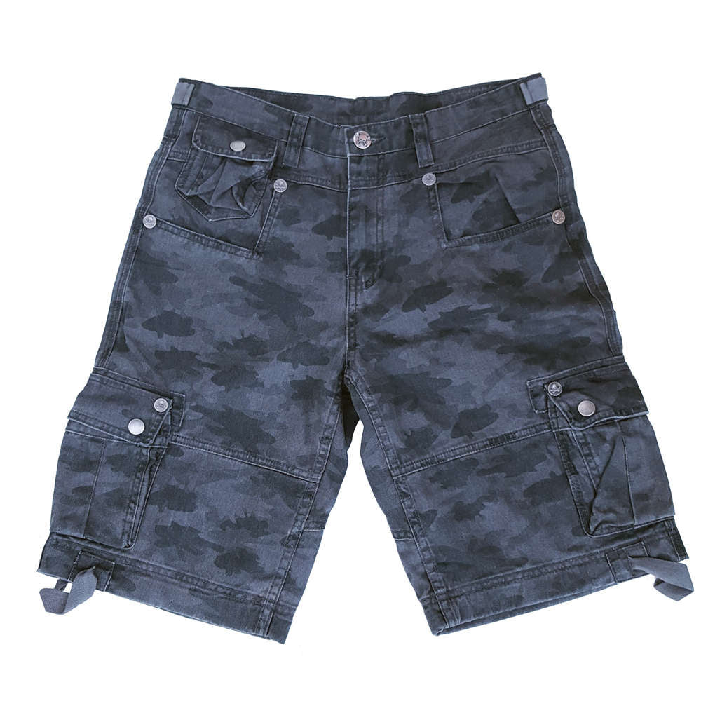 Graue Camouflage Shorts