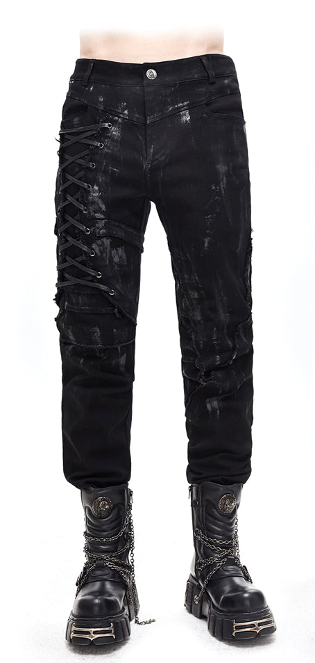 Gothic Maenner Hose Zombie von Devil Fashion