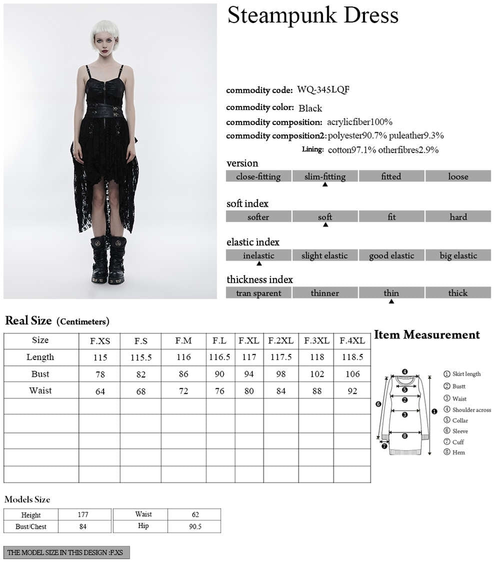 Harpy Black Dress - Punk Rave