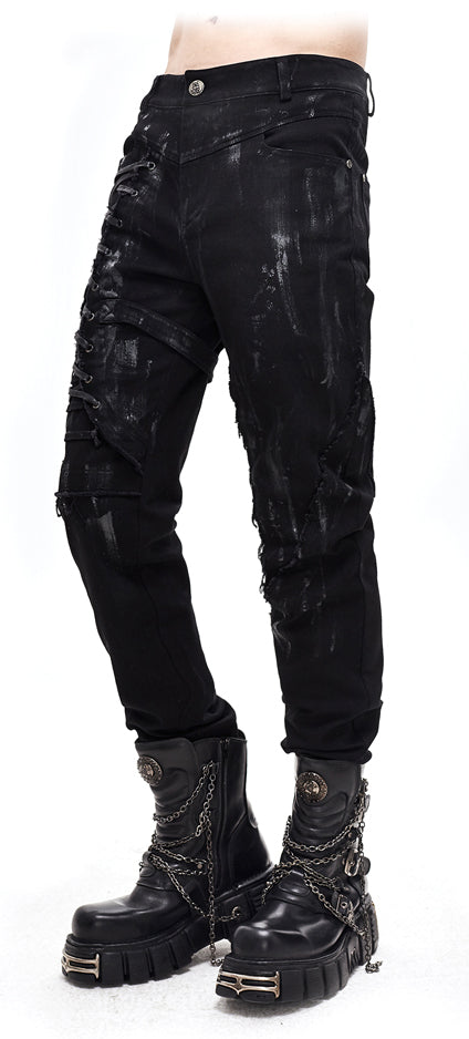 Gothic Maenner Hose Zombie von Devil Fashion